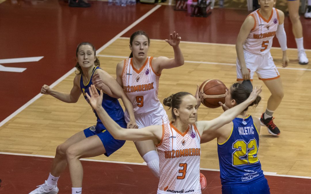 Čajkám vstup do finálovej série nevyšiel, v Ružomberku prehrali 56:74